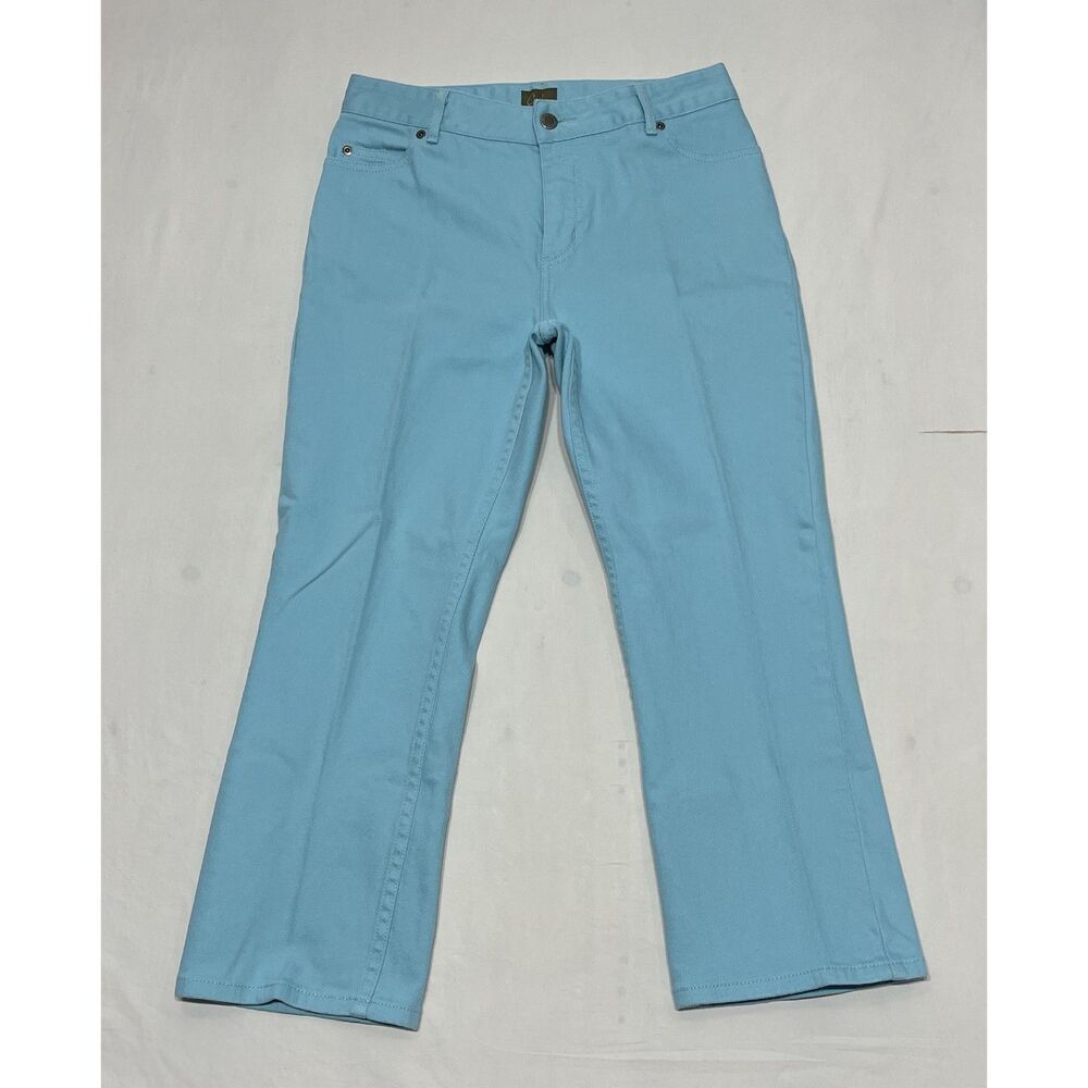 Caslon Cropped Jeans - Size 4 - Light Blue